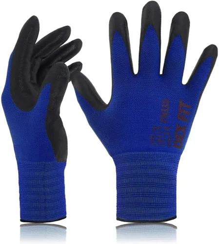 Miniatura 8 de DEX FIT Nitrile Work Gloves FN330,Stretch Fit, Touchscreen, Power Grip in Wet & Oily Conditions, Men & Women