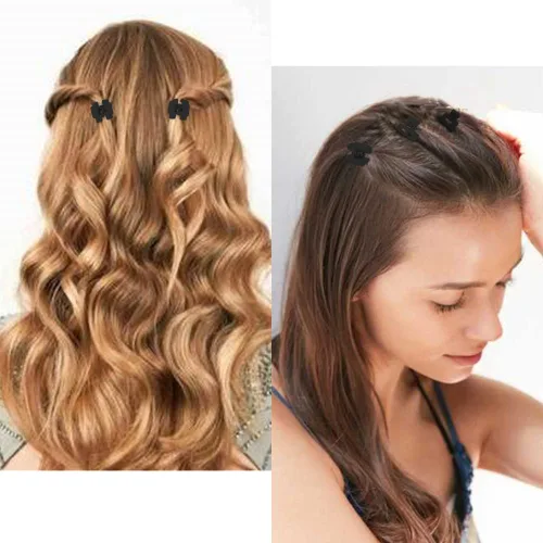 Miniatura 5 de Ahoney 10 pinzas pequeñas para el cabello para mujeres y niñas, clips de mandíbula mate de 1 pulgada para cabello fino, grueso y mediano, pasadores