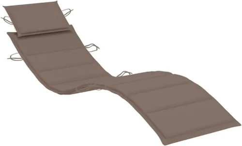 Miniatura 25 de Cojín para tumbona con almohada para la cabeza, cojines de asiento para exteriores para muebles de patio, sillas de descanso, tela (100% poliéster)