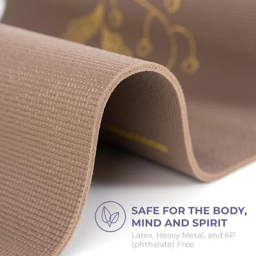 Miniatura 2 de Esterilla de yoga Ascend - Premium de 6 mm de grosor, 72 x 24 pulgadas, impresión sólida o reversible, antideslizante, resistente a los desgarros