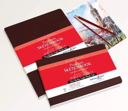 Miniatura 2 de Stillman & Birn Serie Alpha Cuaderno de bocetos de cubierta suave, 14 cm x 8.9 cm, 150 g/m² (pesado), papel blanco, superficie de grano medio