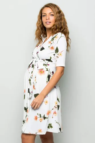 Miniatura 5 de My Bump - Vestido de mujer envolvente de maternidad, para lactancia con estampado, para Baby Shower para mujer