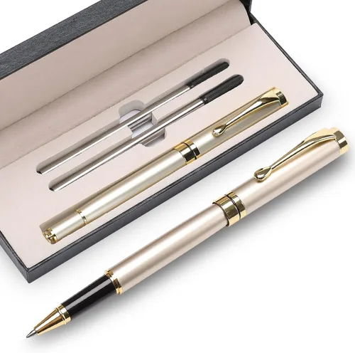 Miniatura 17 de YIVONKA Bolígrafos de lujo, el mejor juego de regalo para hombres y mujeres, profesional, ejecutivo, oficina, bonitos, caja de regalo, bolígrafo 2