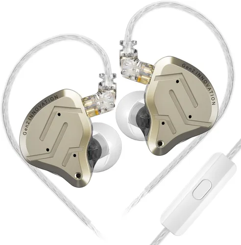 Miniatura 18 de KZ ZSN PRO X - Auriculares con cable, auriculares de monitorización intraurales con controlador doble, sonido claro y auriculares ergonómicos