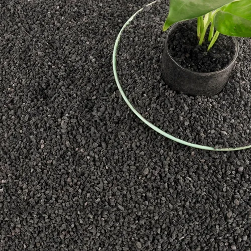Miniatura 11 de Rocas de lava negras de 2.4 libras para plantas, suelo de roca volcánica hortícola de lava para drenaje de plantas de paisajismo, pequeña grava