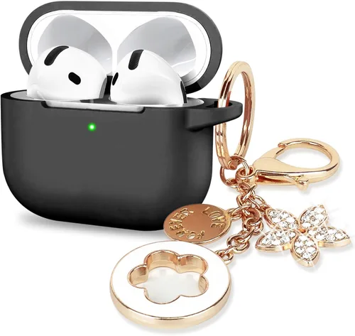 Miniatura 26 de Funda para Apple Airpods 4 – VOTILE Airpods 4 Fundas 2024 Funda de silicona para mujer iPod 4 auriculares inalámbricos Accesorios Fundas de carga Té