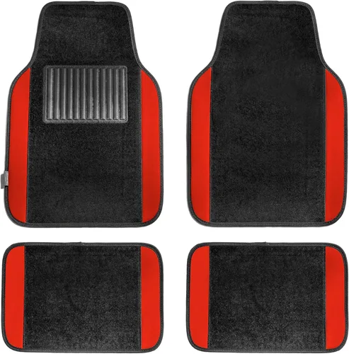 Miniatura 10 de FH Group Alfombrillas de Piso Automotrices – Ajuste Universal Alfombrillas de Alfombra Premium para Automóvil con Almohadilla para el Talón