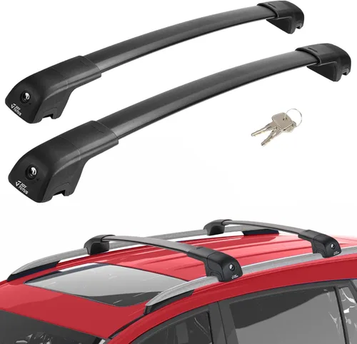 Miniatura 13 de JOYTUTUS Barras transversales de techo con cerradura compatibles con Chevy Chevrolet Traverse 2022-2026, barras transversales antióxido de aluminio