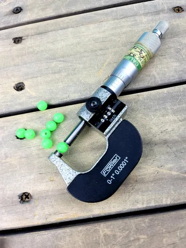 Miniatura 3 de Lobo Lures Paquete de 100 cuentas de 0.315 in LUMO GLOW in the Dark Round Lure Aparejo de hasta 400 libras de señuelos de arrastre y plataformas