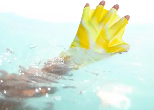 Miniatura 6 de Baluue 2 guantes de natación, guantes de natación acuática, para entrenamiento en agua, palmeados a mano, para hombres, mujeres, adultos