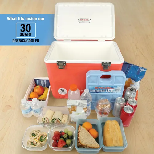 Miniatura 7 de Engel UC30 30qt a prueba de fugas, hermético, enfriador de caja de secado y caja de almuerzo rígida