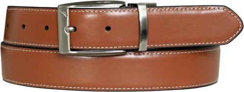 Miniatura 2 de Nautica Men's Casual Padded Leather Belt with Signature Ornament