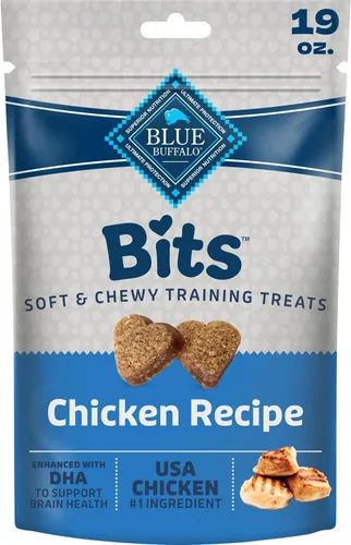 Miniatura 15 de Blue Buffalo Bits Golosinas Suaves para Perros para Entrenamiento, Hechas con Ingredientes Naturales y Mejoradas con DHA, Receta de Carne de Res