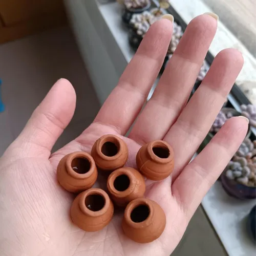 Miniatura 5 de Mini macetas de terracota – Macetas pequeñas de arcilla para suculentas, cactus, manualidades de bricolaje, jardín de hadas, proyectos escolares