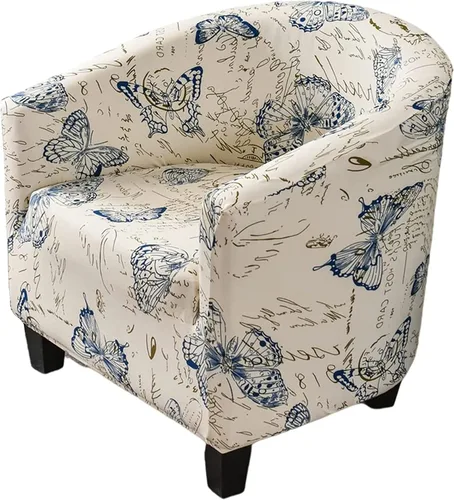 Miniatura 31 de NILUOH Funda para silla de club, funda elástica para sillón, protector de muebles para sala de estar (04)