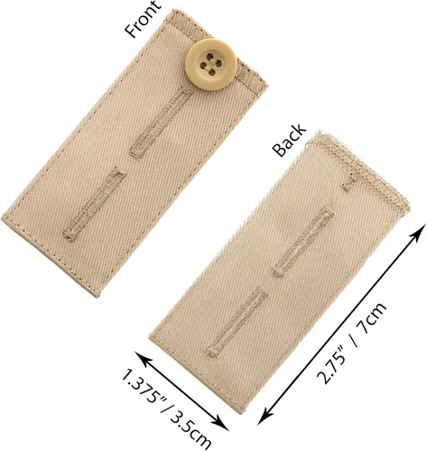 Miniatura 4 de Johnson & Smith Extensores de pantalones Material de algodón Extensor de cintura ajustable para pantalones