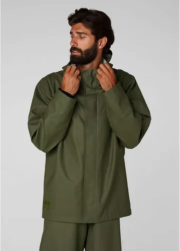Miniatura 2 de Helly-Hansen Storm Waterproof Rain Jackets for Men Featuring Adjustable Hood with Drawcord and Double Main Fabric Front Flap