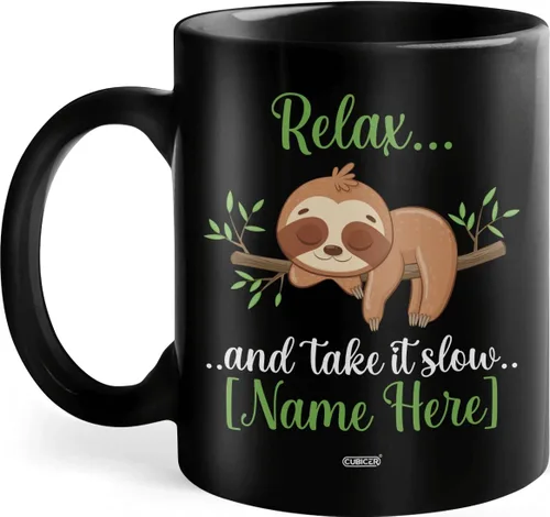 Miniatura 18 de CUBICER Taza de café de cerámica negra personalizada, tazas divertidas con refranes, regalos de Navidad para mujeres, gerentes, hombres y adultos