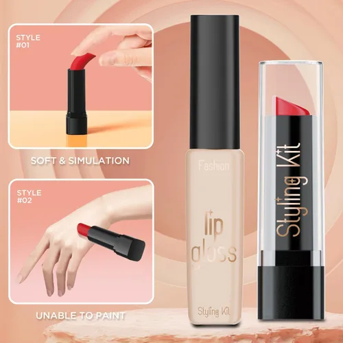 Miniatura 5 de Juego de kits de maquillaje, juguetes de maquillaje de simulación para niñas de más de 3 años (no contiene cosméticos reales) (negro)