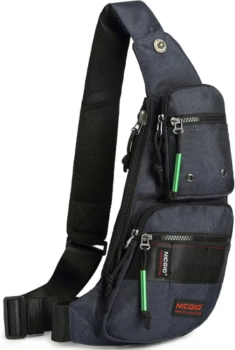 Miniatura 38 de Nicgid Sling Bag - Mochila bandolera para hombre), LYSB01NH075BJ-SPRTSEQIP