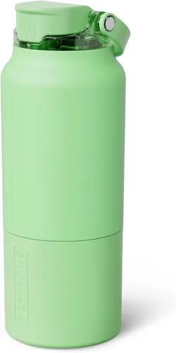 Miniatura 14 de BrüMate Rise - Botella de agua de 18 onzas con popote de silicona cubierto Botella de agua para niños aislada 100% a prueba de fugas Base apta