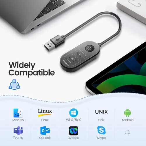Miniatura 5 de meatanty Mouse Mover USB 3 en 1 con temporizador, selección de modo separado y botón de encendido/apagado, mouse Shaker Wiggler soporta varias