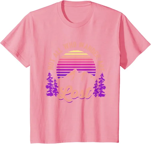 Miniatura 91 de Not All Who Wander Are Lost Vintage Mountains - Camiseta de senderismo, Negro, S