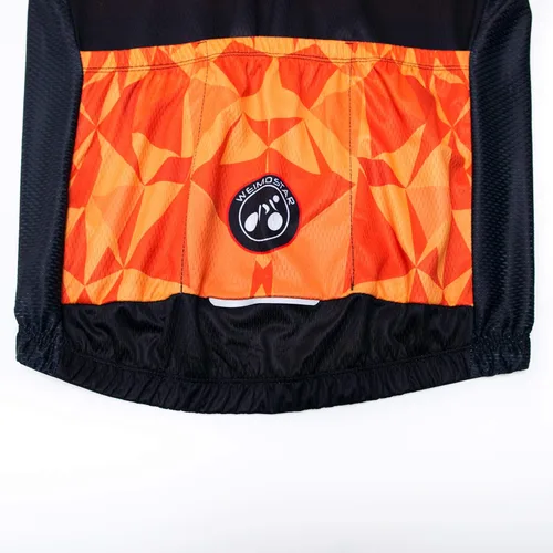 Miniatura 8 de Weimostar Hombre Ciclismo Jersey Manga Corta Bicicleta Ropa Multicolor Diamante