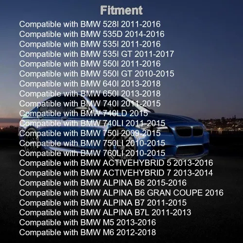Miniatura 2 de JDMON Compatible con válvula de control del calentador BMW F01 F02 F10 F11 F12 520i 523i 528i 535i 550i 640i 650i 740i 740Li 750i 750Li 760Li