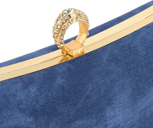 Miniatura 2 de Demin - Bolsos de mano para mujer, bolsos de noche para mujer, bolsos de fiesta formales, bolsos de boda, cóctel, baile de graduación