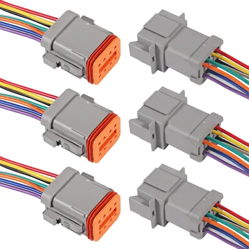 Miniatura 14 de 10 Piezas Conector de 1 Pin Impermeable Eléctrico Enchufe de 1 Pin Auto Cable Eléctrico Conectores de Desconexión Rápida Automotrices Conectores