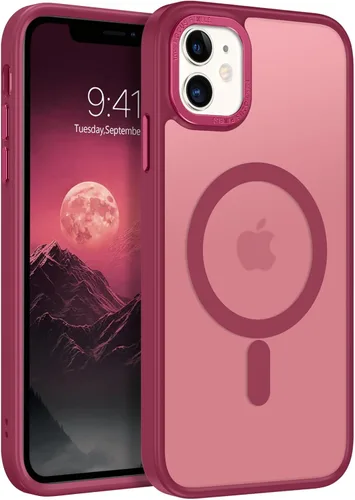 Miniatura 13 de BENTOBEN Funda para iPhone 11, Funda de teléfono para iPhone 11 Funda Magnética [Compatible con Mag Safe] Translúcida Mate Delgada Resistente a Negro