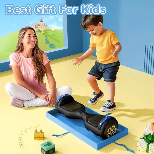 Miniatura 7 de SISIGAD Scooter, 6.5" Flash Wheels & Corlorful LED Lights, All for Girls Boys Kids Ages 6+ A-black