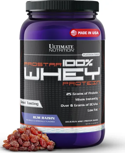 Miniatura 13 de Ultimate Nutrition Prostar - Mezcla de proteína de suero en polvo de concentrado de suero aislado y péptidos, baja en carbohidratos, apta para dieta