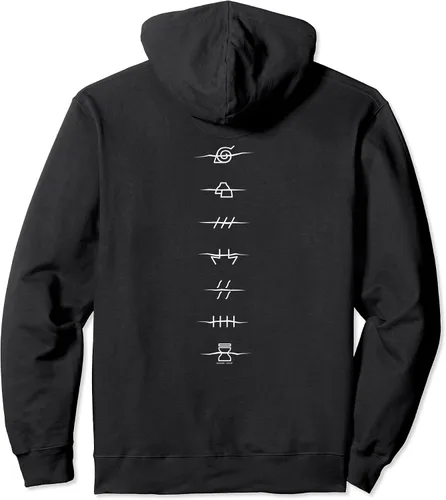 Miniatura 2 de Naruto Shippuden Akatsuki Silhouette - Sudadera con capucha, Negro