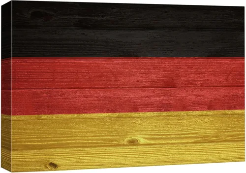Miniatura 37 de wall26 Lienzo impreso para pared, panel de madera, bandera de Estados Unidos, historia educativa y escolar, arte moderno, nacional, clásico