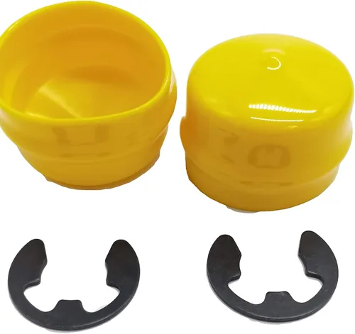 Miniatura 3 de Tapa de eje y anillo de presión R27434 M143338 Kit de repuesto para tractor John Deere, compatible con tapa de cubo de rueda de tractor de césped