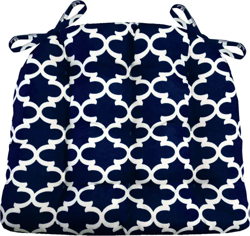 Miniatura 16 de Barnett Home Decor Cojines de Silla de Mimbre para Interiores y Exteriores - Azul Boutique Floral Tamaño Grande para Silla de Patio 19 x 19