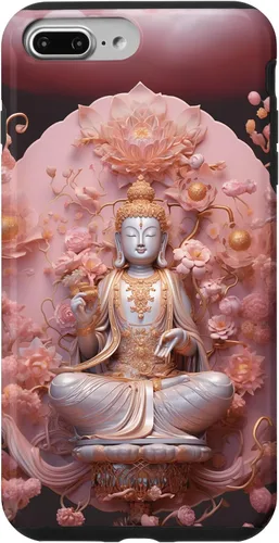 Miniatura 12 de iPhone 16 Pink Buddha - Lotus Flower - Spiritual Buddhism Buddhist Case