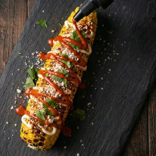 Miniatura 4 de Little Zing Mostaza Chipotle Lime – Salsa picante ahumada de mostaza y pimienta chipotle con lima, mostaza gourmet lista para llovizna para tacos
