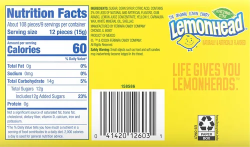 Miniatura 2 de Lemonhead Caramelos de limón duro, cajas de dulces de cine de 5 onzas (paquete de 12)