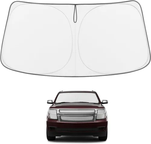 Miniatura 269 de Proadsy Parasol para parabrisas actualizado 2025, ajuste personalizado Dodge RAM 1500 2Dr 2019-2024 2025, 4 capas, plegable, protector de parasol