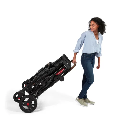 Miniatura 13 de Radio Flyer Voya XT Cochecito Vagón para Bebé – Carrito Rodante de Juego al Aire Libre y Carrito de Playa con Ruedas, Vagón Cochecito Cuádruple