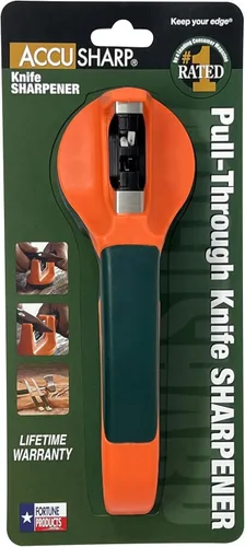 Miniatura 2 de AccuSharp Afilador de cuchillos de 2 etapas – Afilador de carburo de tungsteno afilado con diamante libre de óxido para afilar y afilar cuchillos