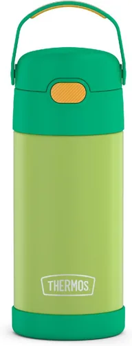 Miniatura 43 de THERMOS FUNTAINER - Botella de acero inoxidable con aislamiento al vacío y sorbete, capacidad de 12 onzas, para niños, azul Azul marino