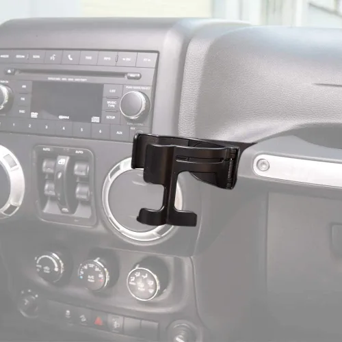 Miniatura 3 de Hooke Road - Soporte multifunción para teléfono y bebidas, soporte organizador para atornillar para Jeep Wrangler JK Rubicon Sahara Sport 2/4