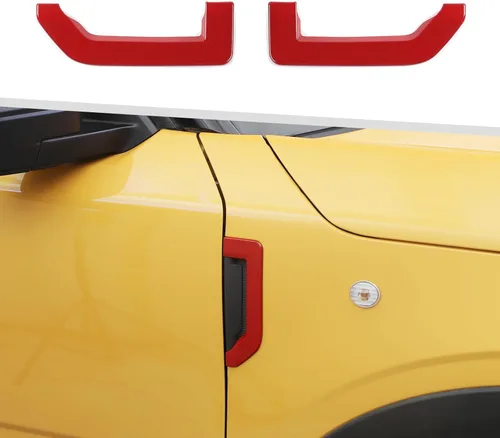 Miniatura 8 de Jimen Compatible con Ford Bronco Sport 2021-2023, 2 piezas de cubiertas de ventilación lateral para guardabarros de automóvil, accesorios exteriores
