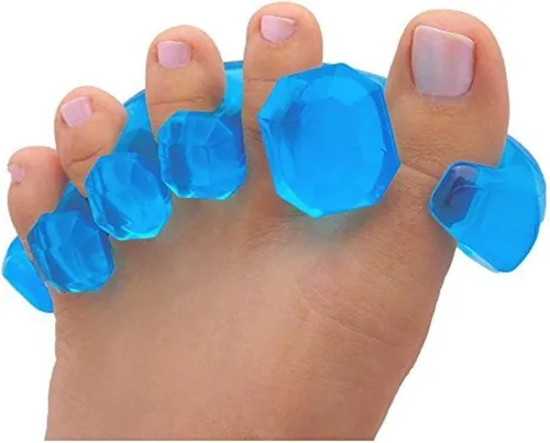 Gemas: Estirador y separador gel de dedos, alivio terapéutico instantáneo para pies YogaToes ¡Combate juanetes, dedos en martillo y más!