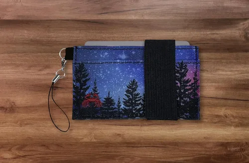 Miniatura 17 de Cartera minimalista fina – Serie Adventure – Lleva tarjetas, efectivo, teléfono, llaves – Se sostiene de forma segura para un fácil acceso – Cartera