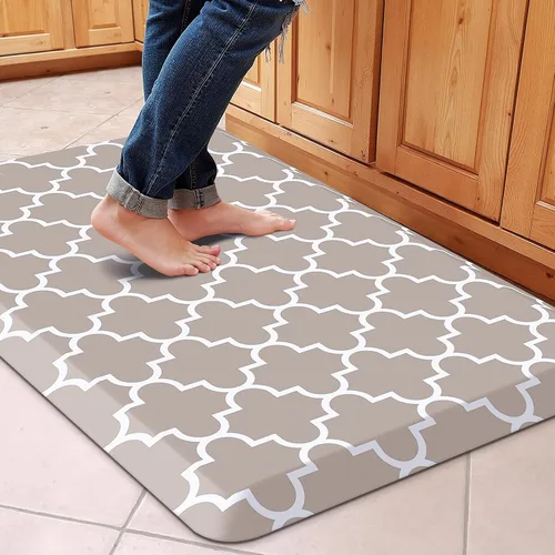 Miniatura 22 de WISELIFE - Tapete antifatiga para piso de 4/5 pulgadas, tapete de cocina antideslizante, impermeable, resistente, ergonómico, cómodo, duradero